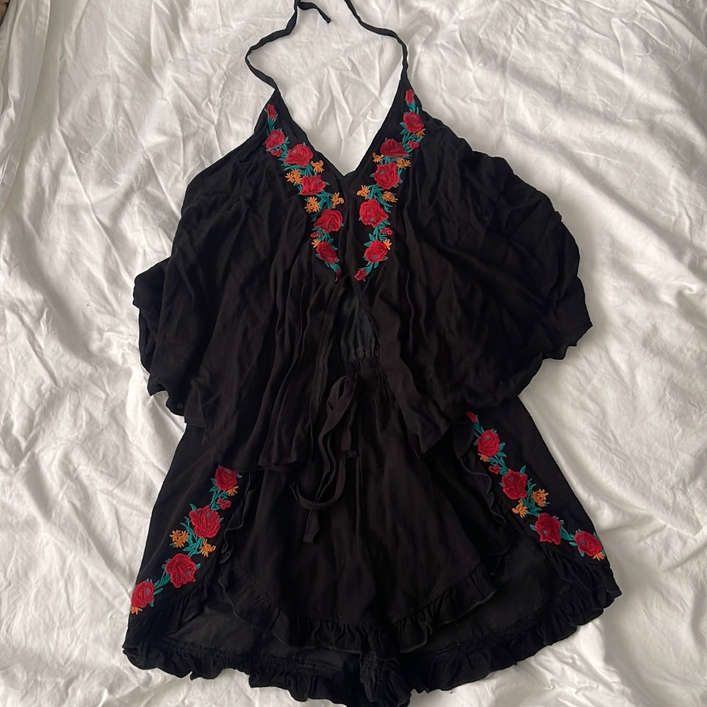 Halter top romper NWT
